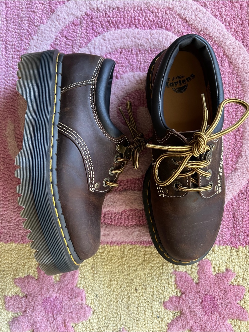 Dr. Martens 8053 Arc Crazy Horse Leather Platform
